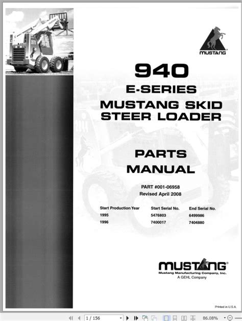 mustang 940e skid steer specs|mustang skid steer wiring diagram.